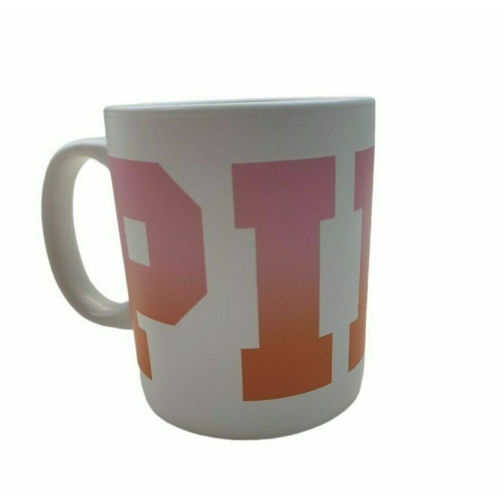 Victoria's Secret ♡ Pink Logo Ombre Pink Huge Oversize Mug Ceramic Cup 29.76 Oz.